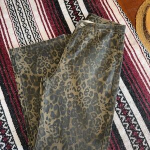 Leopard Print Jeans